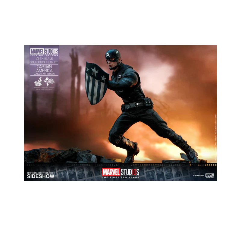 Marvel Captain America Concept Art Version Articulated Figures 1/6 Scale By Hot Toys - Image 15