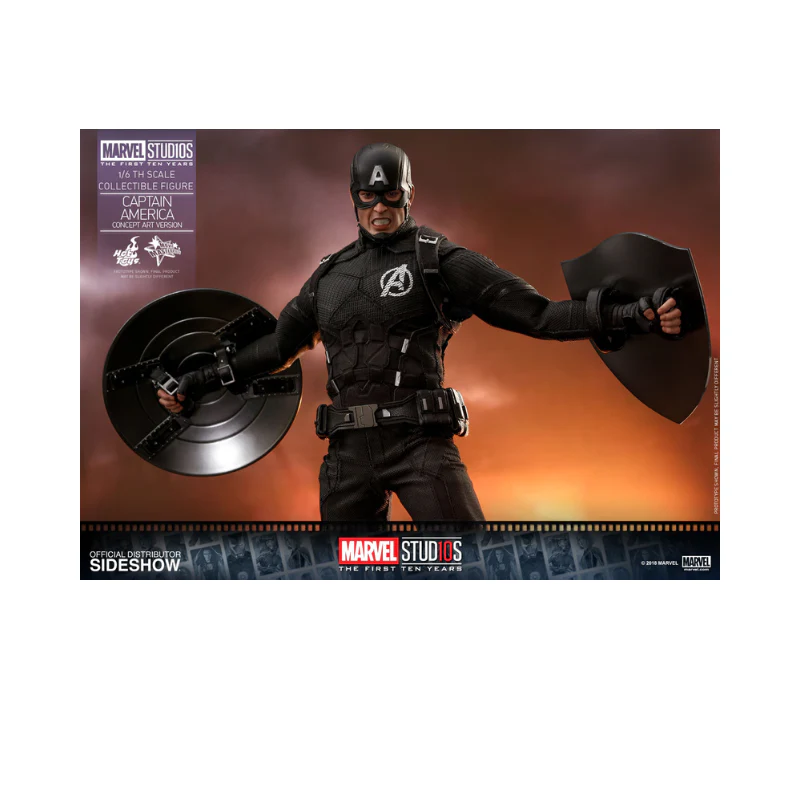 Marvel Captain America Concept Art Version Articulated Figures 1/6 Scale By Hot Toys - Image 17
