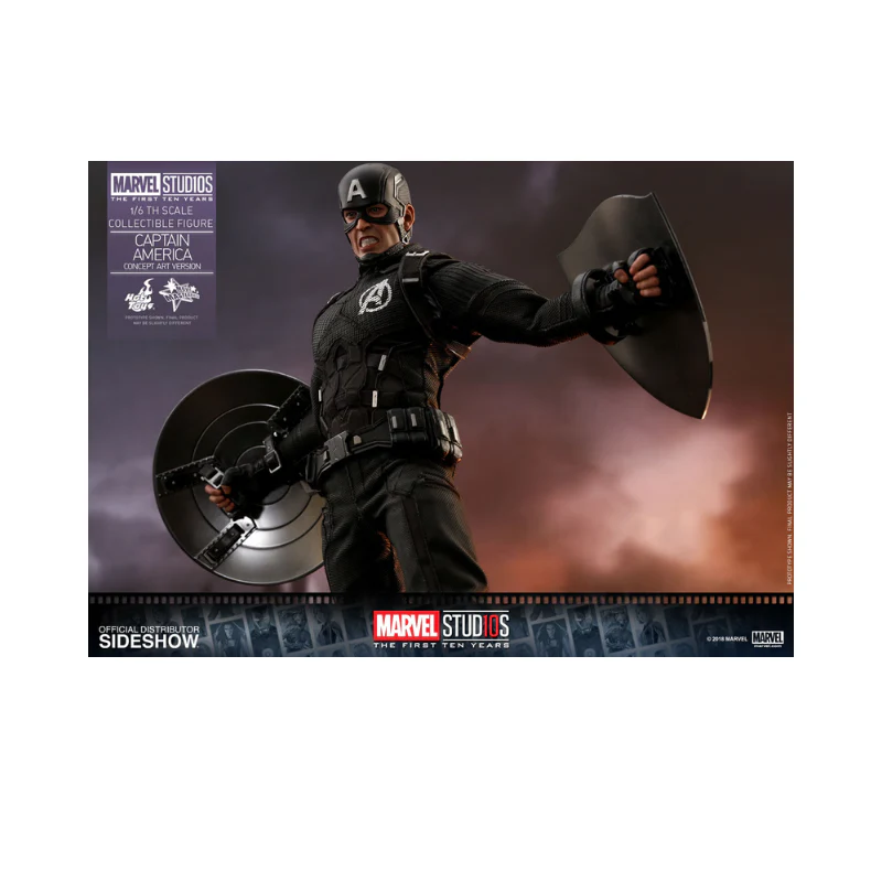 Marvel Captain America Concept Art Version Articulated Figures 1/6 Scale By Hot Toys - Image 18