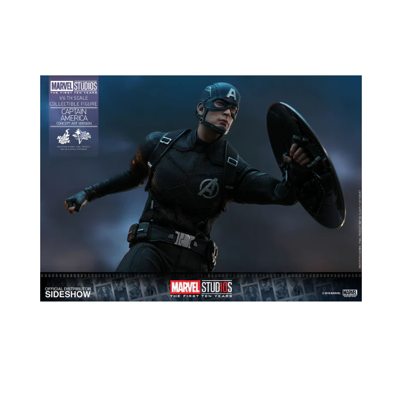 Marvel Captain America Concept Art Version Articulated Figures 1/6 Scale By Hot Toys - Image 19