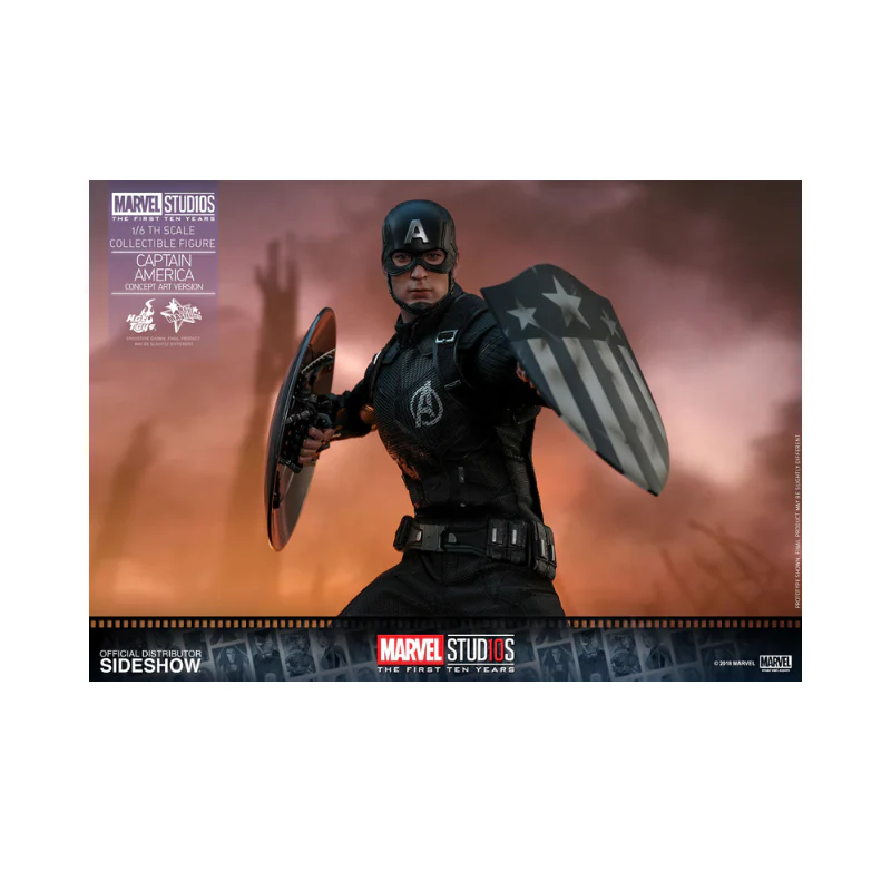 Marvel Captain America Concept Art Version Articulated Figures 1/6 Scale By Hot Toys - Image 20