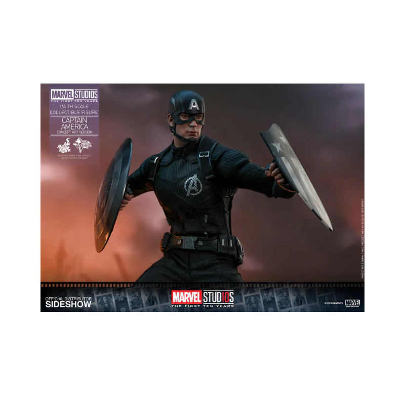 Marvel Captain America Concept Art Version Articulated Figures 1/6 Scale By Hot Toys - Image 21