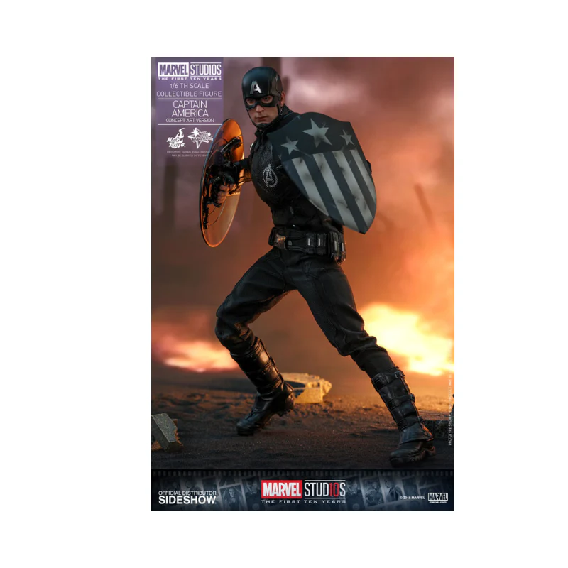 Marvel Captain America Concept Art Version Articulated Figures 1/6 Scale By Hot Toys - Image 3