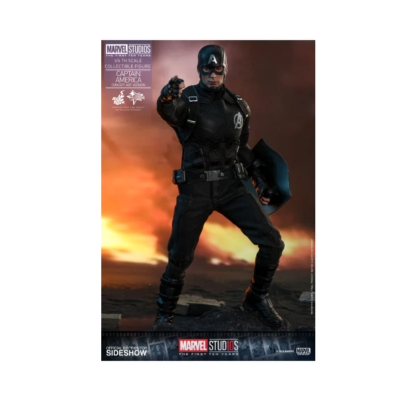 Marvel Captain America Concept Art Version Articulated Figures 1/6 Scale By Hot Toys - Image 4