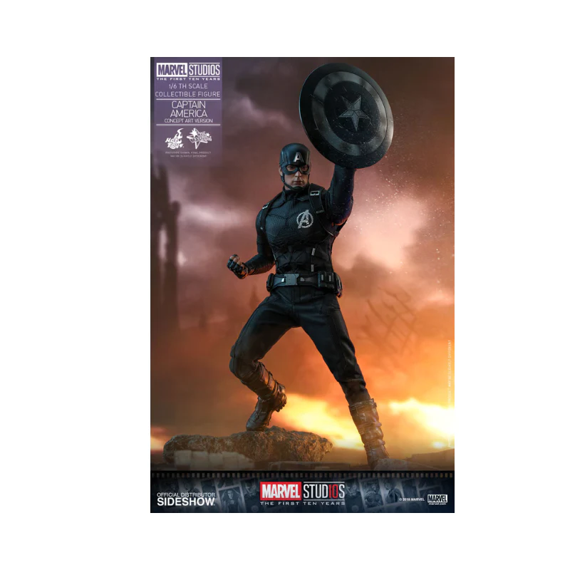 Marvel Captain America Concept Art Version Articulated Figures 1/6 Scale By Hot Toys - Image 5