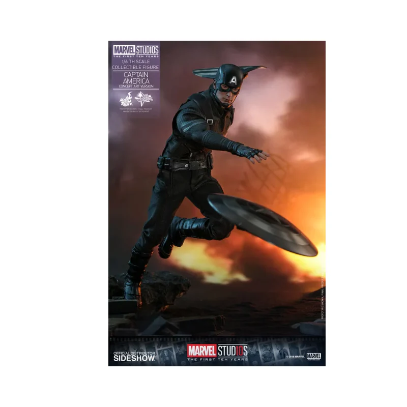 Marvel Captain America Concept Art Version Articulated Figures 1/6 Scale By Hot Toys - Image 6