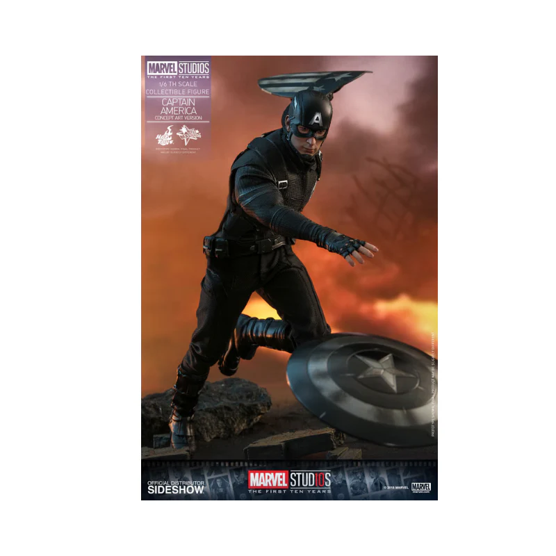 Marvel Captain America Concept Art Version Articulated Figures 1/6 Scale By Hot Toys - Image 7