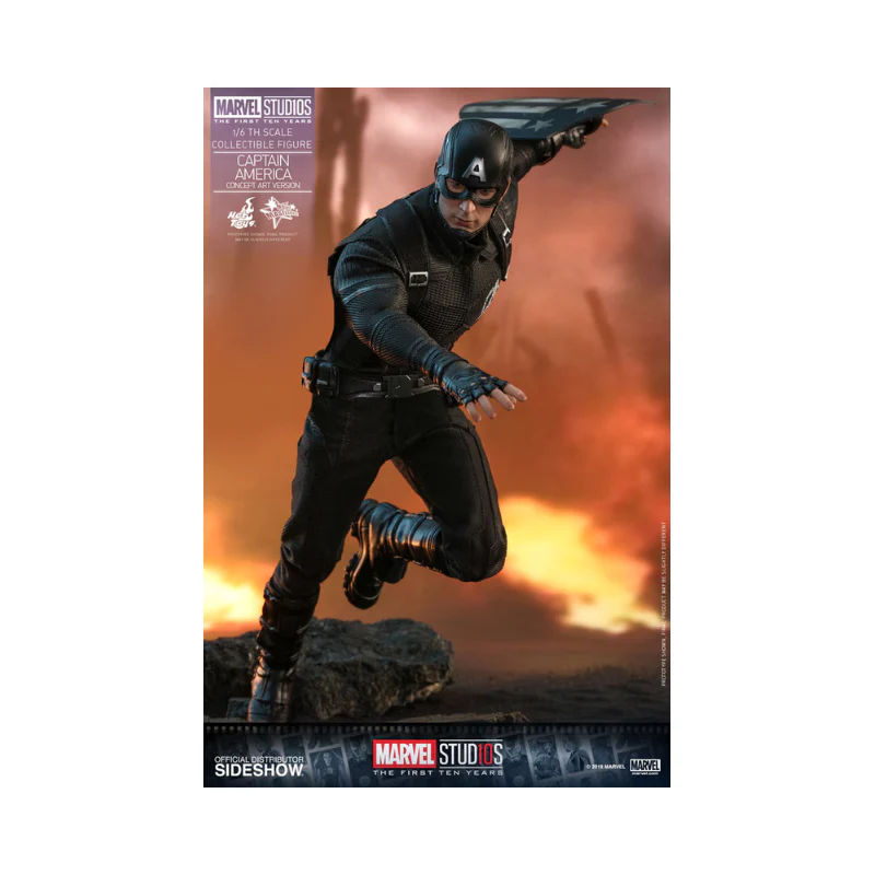 Marvel Captain America Concept Art Version Articulated Figures 1/6 Scale By Hot Toys - Image 8