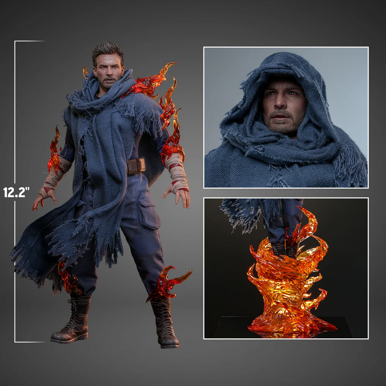 Marvel Human Torch Articulated Figures 1/6 Scale By Hot Toys - Image 5