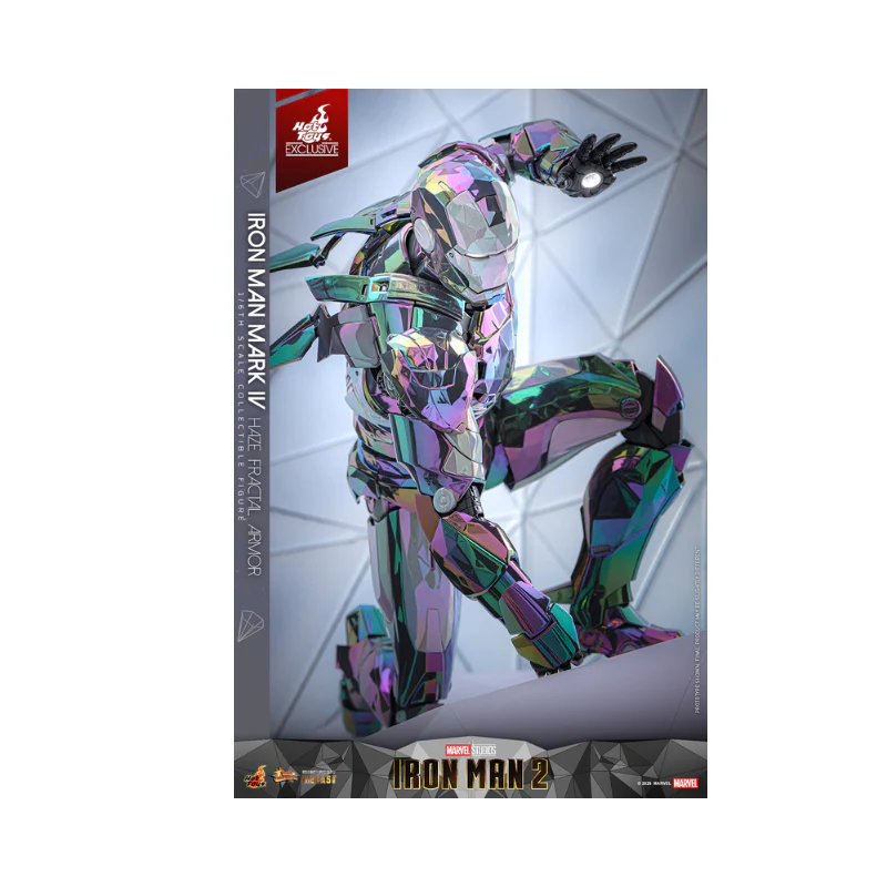 Marvel Iron Man Mark Iv Haze Fractal Armor Articulated Figures 1/6 Scale By Hot Toys - Image 12