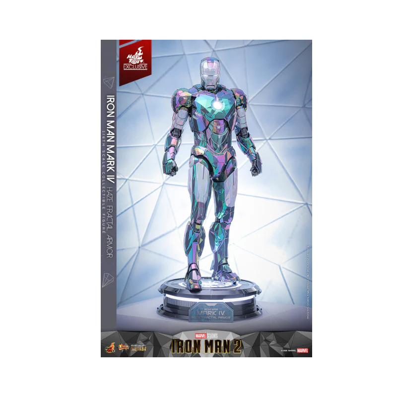 Marvel Iron Man Mark Iv Haze Fractal Armor Articulated Figures 1/6 Scale By Hot Toys - Image 17