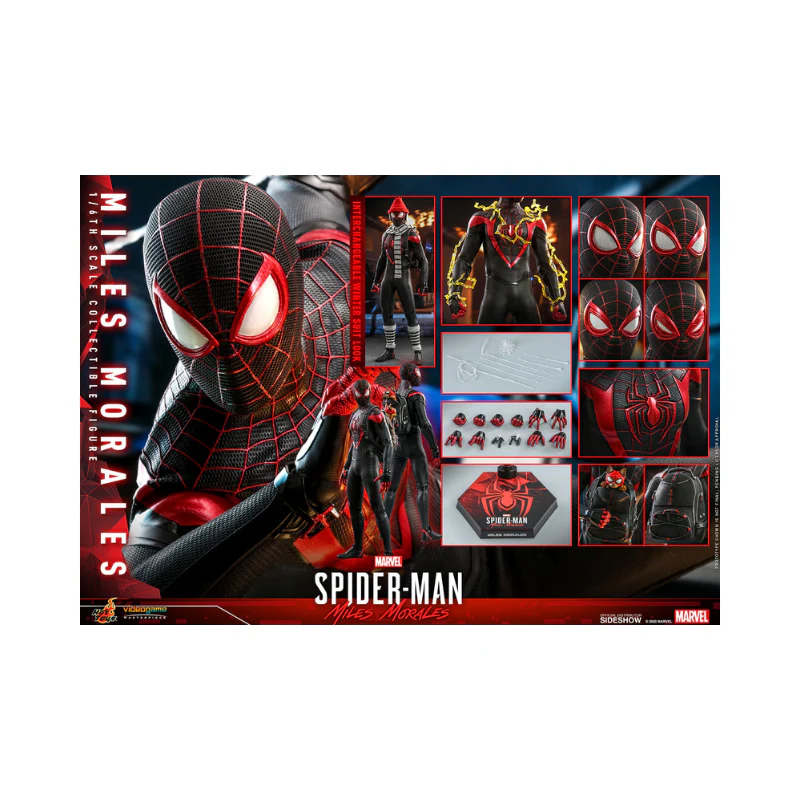 Marvel Miles Morales Articulated Figures 1/6 Scale By Hot Toys - Image 27