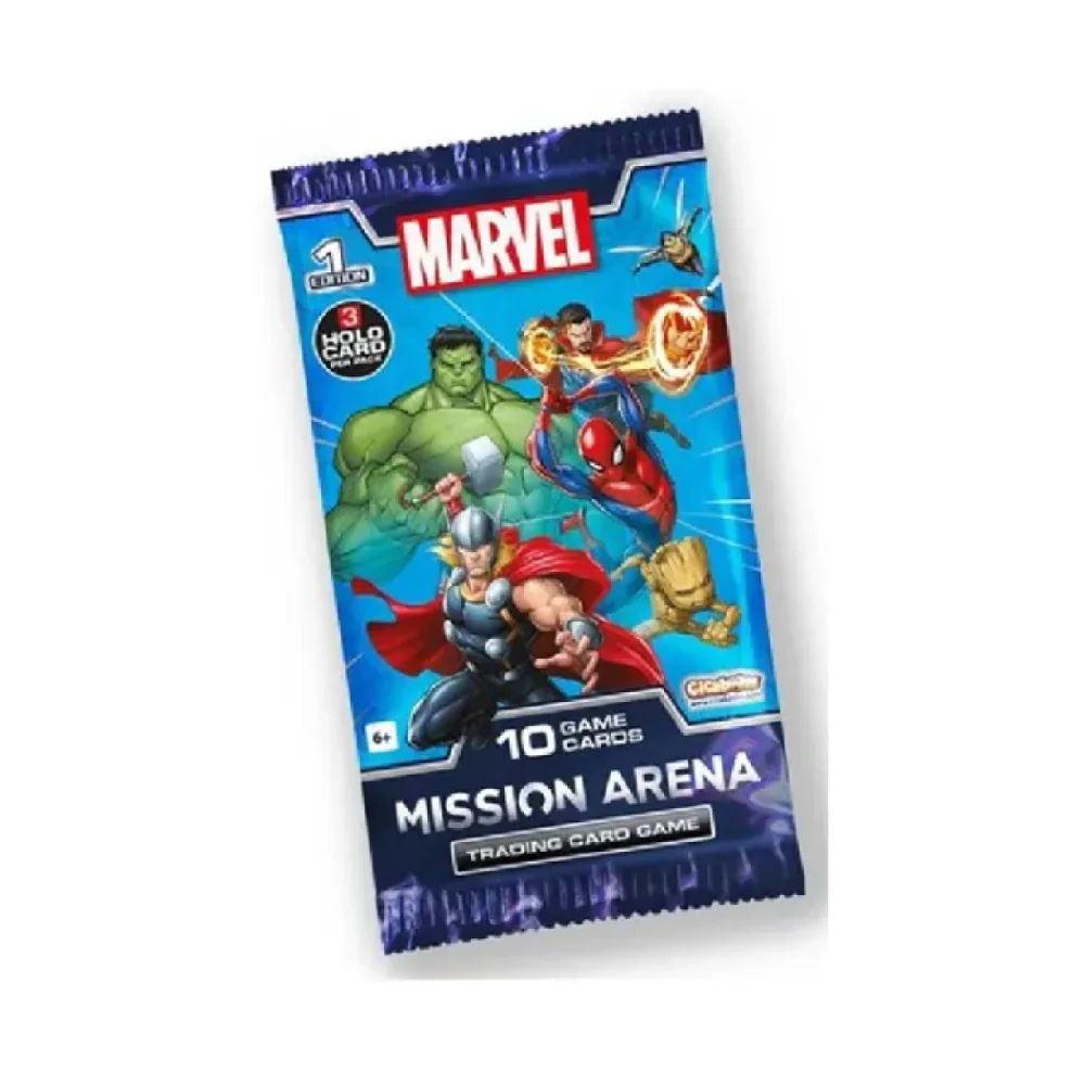 MARVEL Mission Arena - 10 cards Foilbag + 1 QR code card