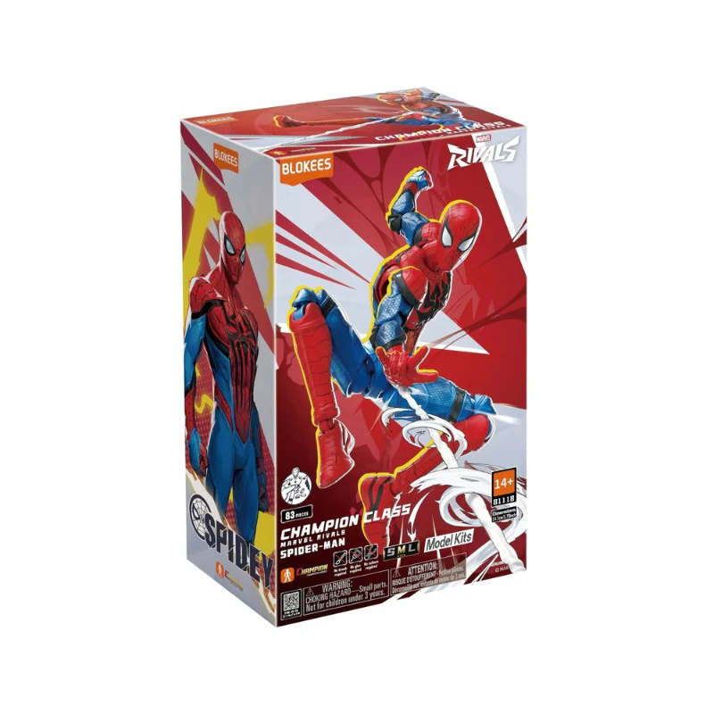 Marvel Rivals Champion class 06 Spider Man Construction Toys by Blokees - Image 3