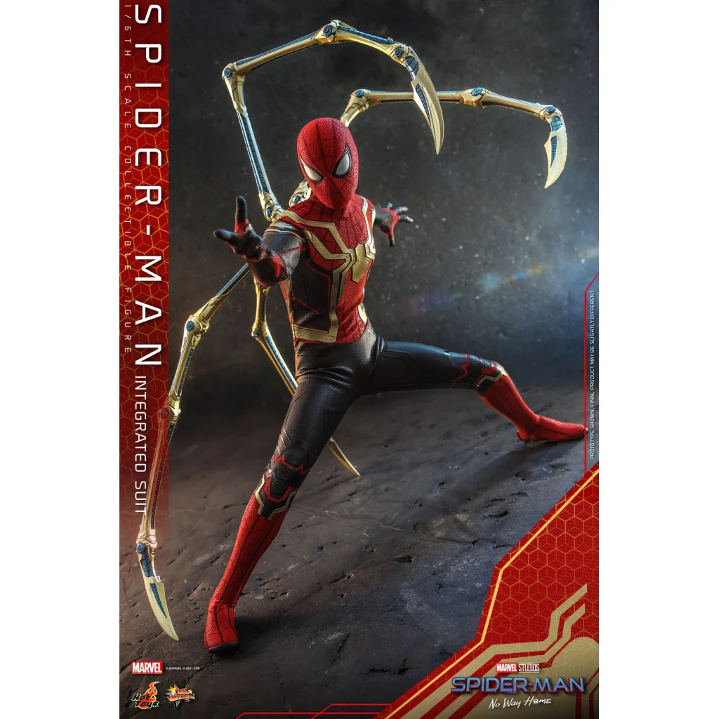 Marvel Spider Man Integrated Suit 1:6 Scale Action Figure By Hot Toys - Image 3