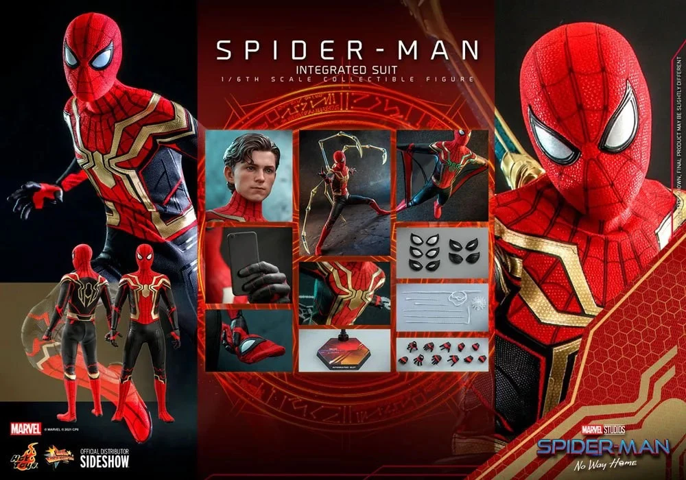 Marvel Spider Man Integrated Suit 1:6 Scale Action Figure By Hot Toys - Image 7