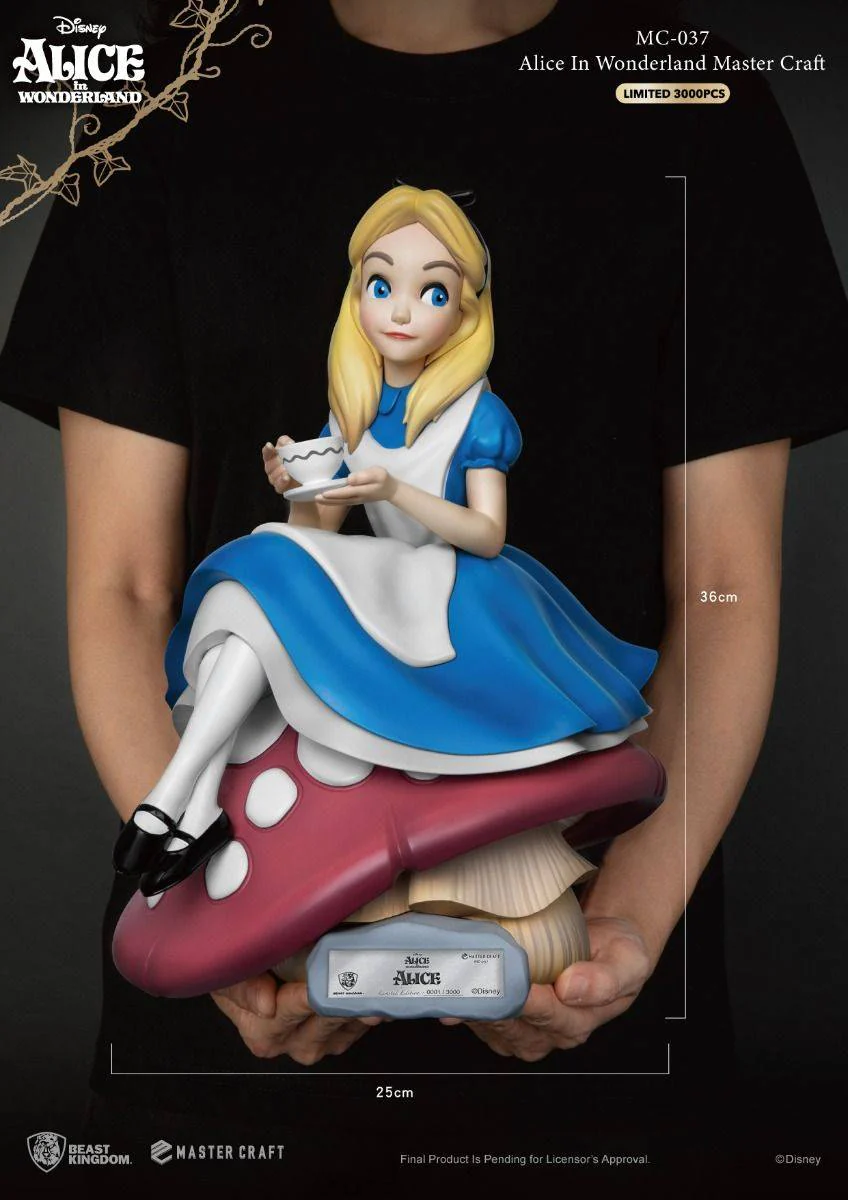 Disney Alice In Wonderland Alice Master Craft Statue by Beast Kingdom (MC-037) - Image 2