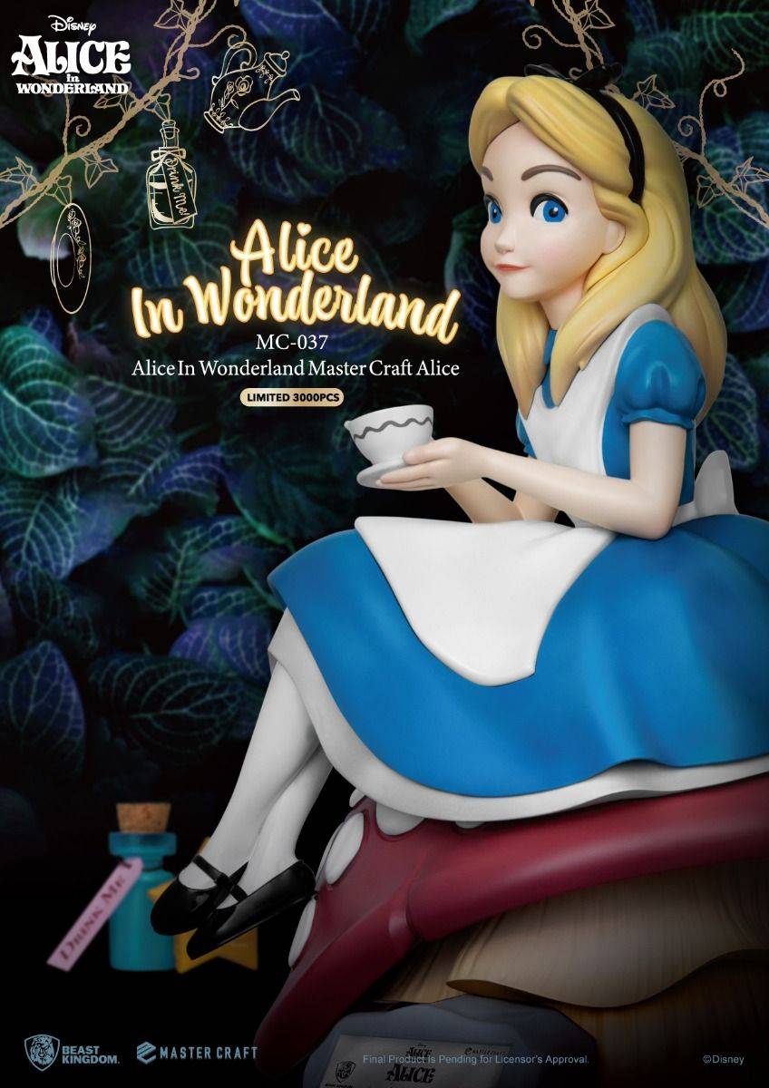 Disney Alice In Wonderland Alice Master Craft Statue by Beast Kingdom (MC-037) - Image 3