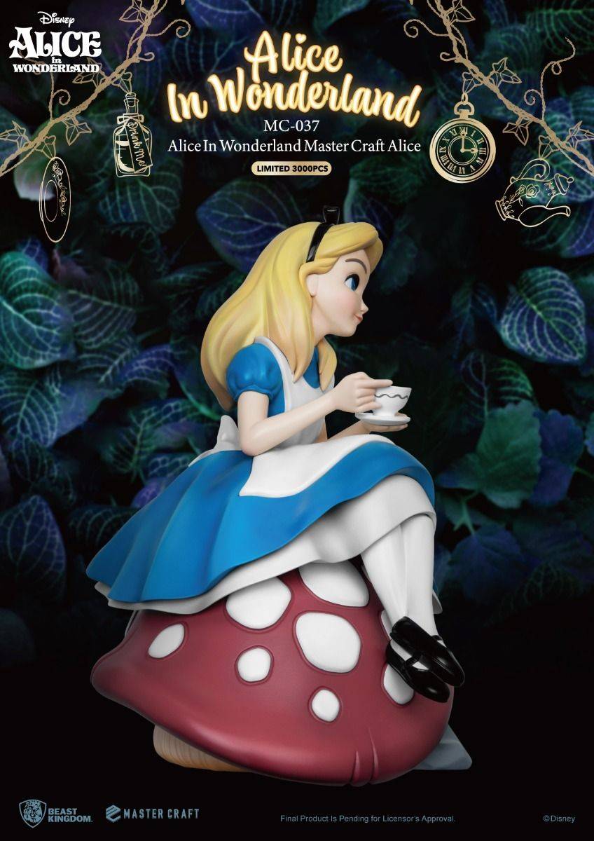 Disney Alice In Wonderland Alice Master Craft Statue by Beast Kingdom (MC-037) - Image 4
