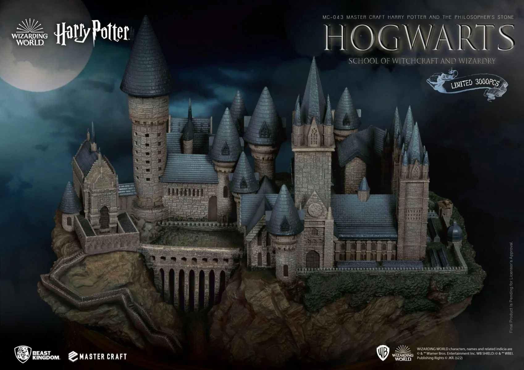 Harry Potter And The Philosopher's Stone Master Craft Hogwarts School Of Witchcraft And Wizardry (MC-043) by Beast Kingdom - Image 3