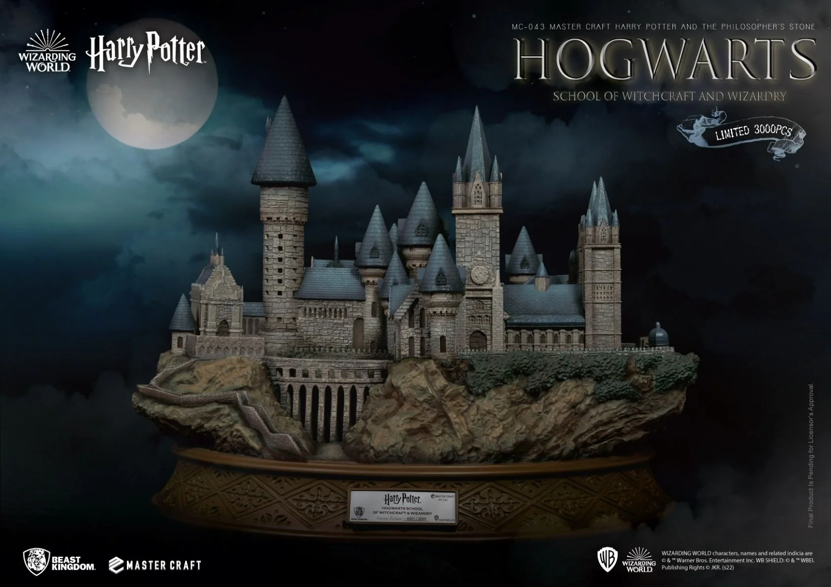 Harry Potter And The Philosopher's Stone Master Craft Hogwarts School Of Witchcraft And Wizardry (MC-043) by Beast Kingdom - Image 5