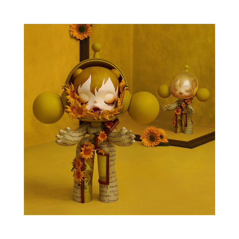 Mega Skullpanda 400% Van Gogh Museum Sunflowers By Pop Mart - Image 4