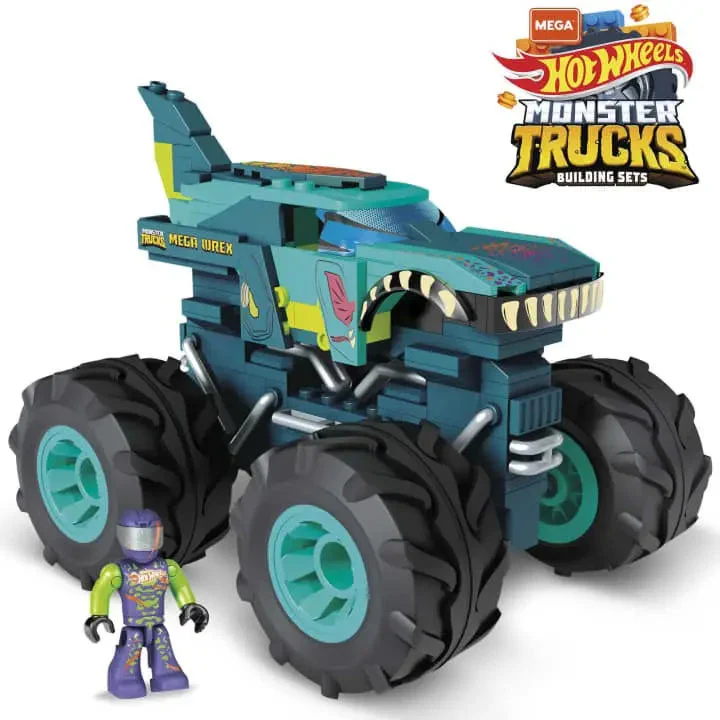 Monster Trucks Blocks Mega Wrex Buildable Vehicle - Image 2