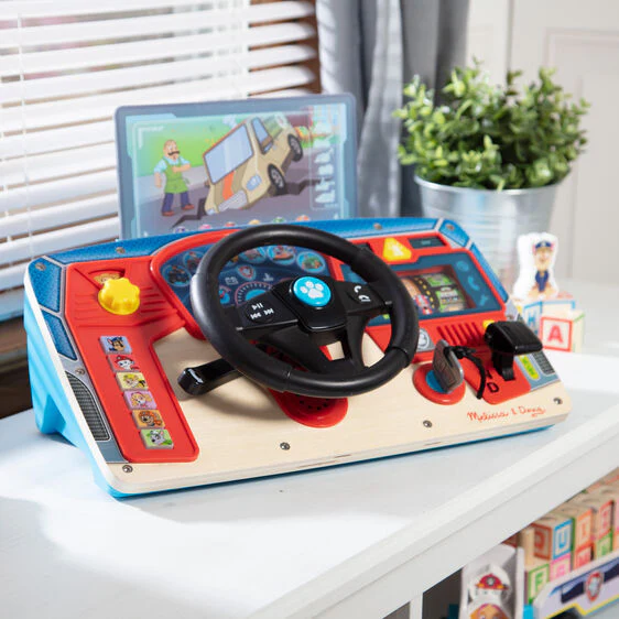 Melissa and Doug Paw Patrol Rescue Mission Wooden Dashboard - Image 4