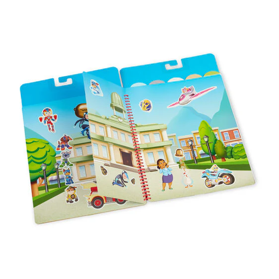 Melissa and Doug Paw Patrol Restickable Stickers Flip-Flap Pad - Adventure Bay - Image 2
