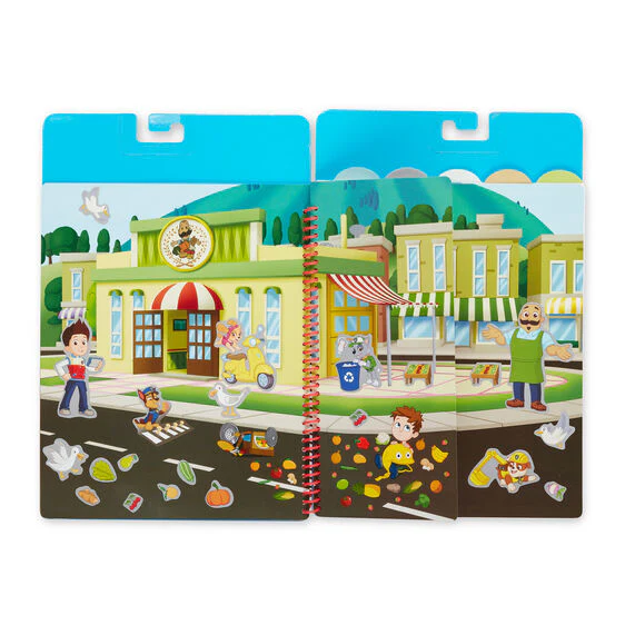 Melissa and Doug Paw Patrol Restickable Stickers Flip-Flap Pad - Adventure Bay - Image 3