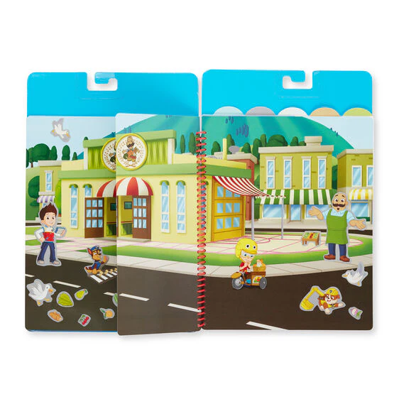 Melissa and Doug Paw Patrol Restickable Stickers Flip-Flap Pad - Adventure Bay - Image 4