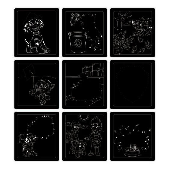 Melissa and Doug Paw Patrol Scratch Art Pad - Marshall - Image 6