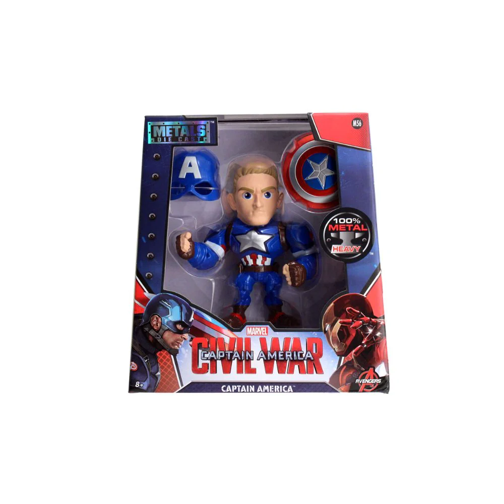 Metals Avengers Captain America 6 Figure - Image 4