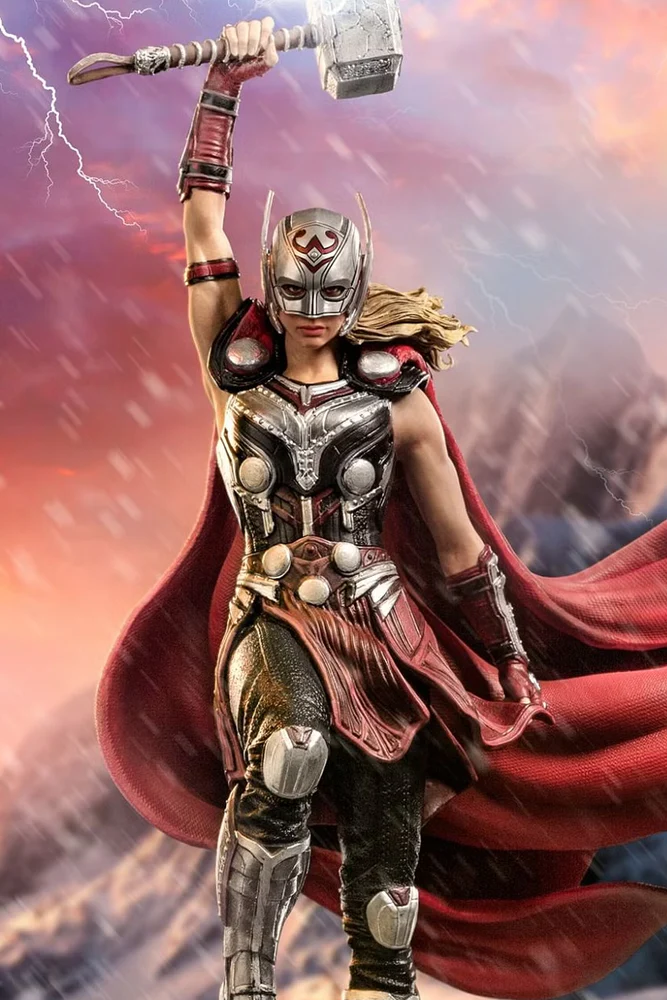 THOR: LOVE AND THUNDER - MIGHTY THOR JANE FOSTER BDS ART SCALE 1/10 STATUE BY IRON STUDIOS - Image 2