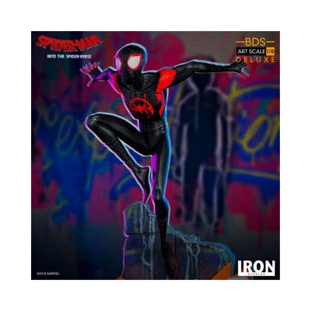Iron Studios : Spider-Man Miles Morales Into the Spider-verse BDS Art Scale 1/10 - Image 3