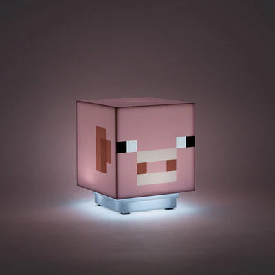 Minecraft Pig Light with Sound Lamp - Image 2
