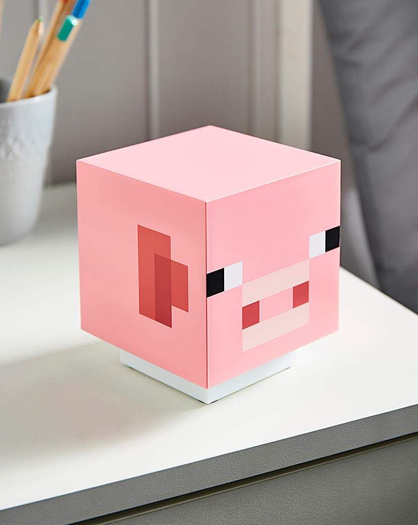 Minecraft Pig Light with Sound Lamp - Image 4