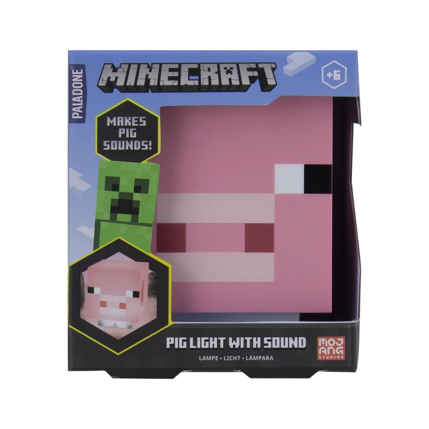 Minecraft Pig Light with Sound Lamp - Image 5