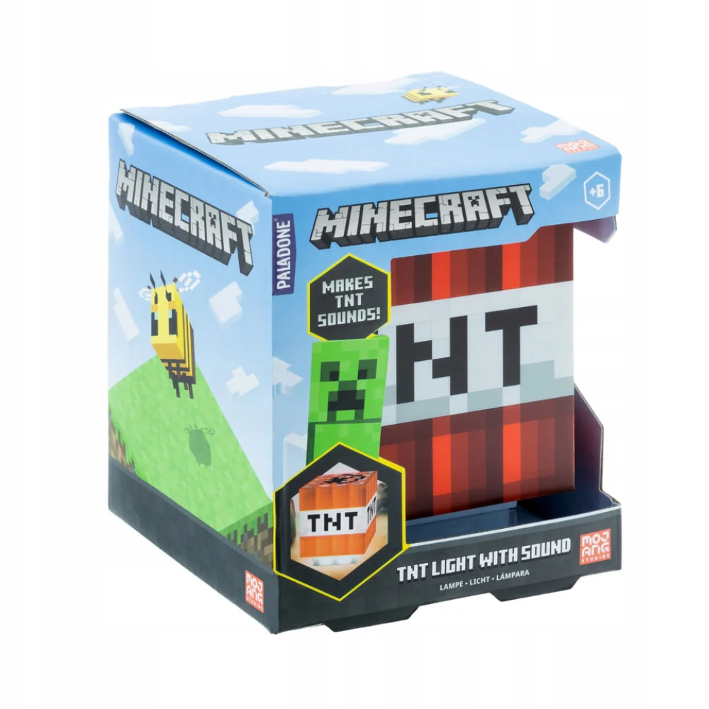 Minecraft TNT Light with Sound Lamp by Paladone