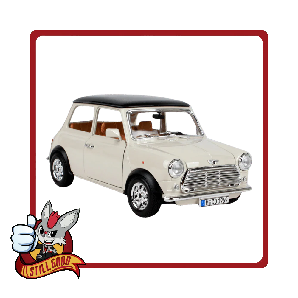 Mini Cooper  1969 1/18 Scale Model Car by Bburago [Damaged Box]