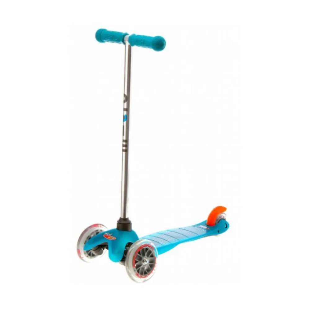 Micro Mini Classic Scooter with LED Wheels (Aqua)