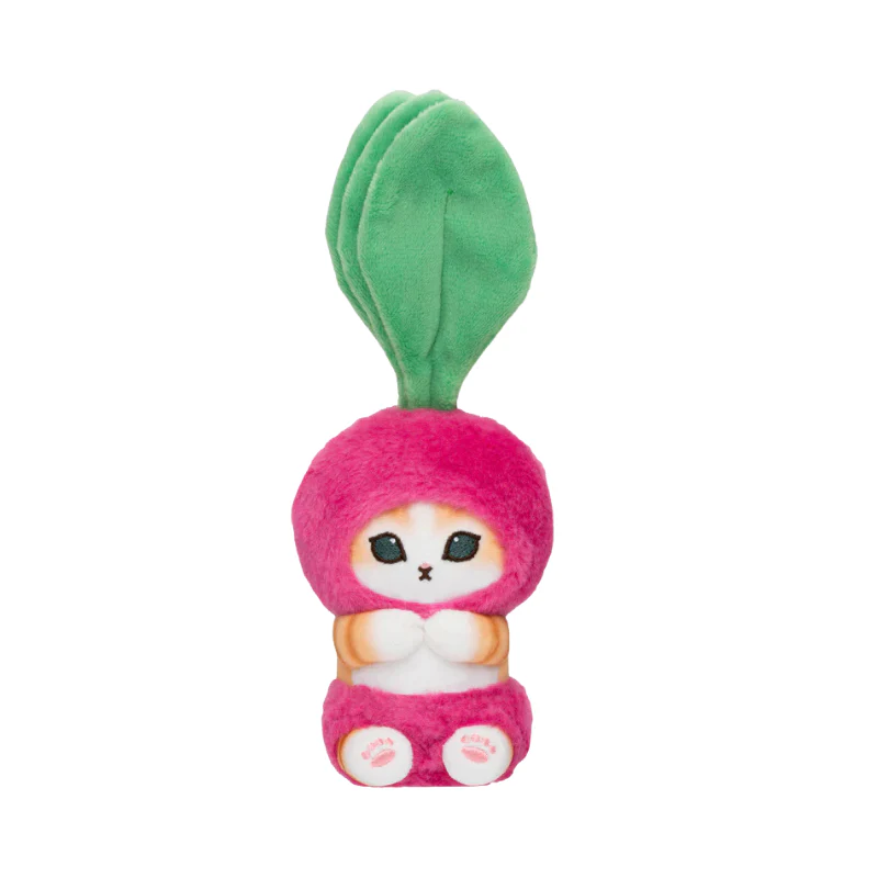 Mofusand Freshly Picked Meow Mascot Keychain (Radish)
