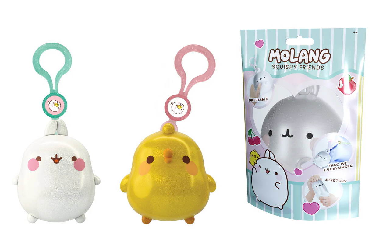 Molang & Piu Piu Squish Friends Asst.2 Squishy Toys Eolo - Image 2