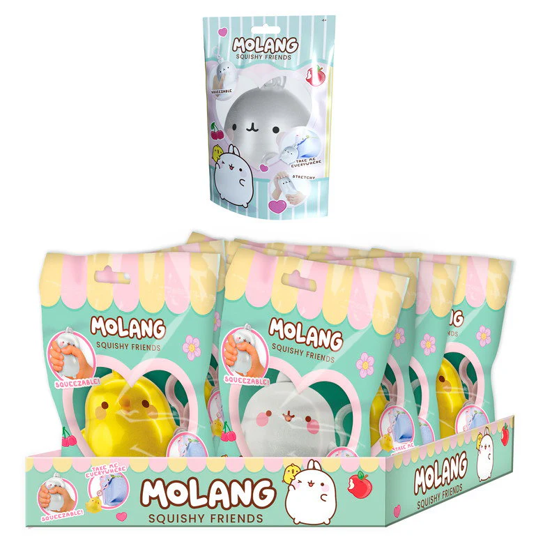 Molang & Piu Piu Squish Friends Asst.2 Squishy Toys Eolo - Image 3
