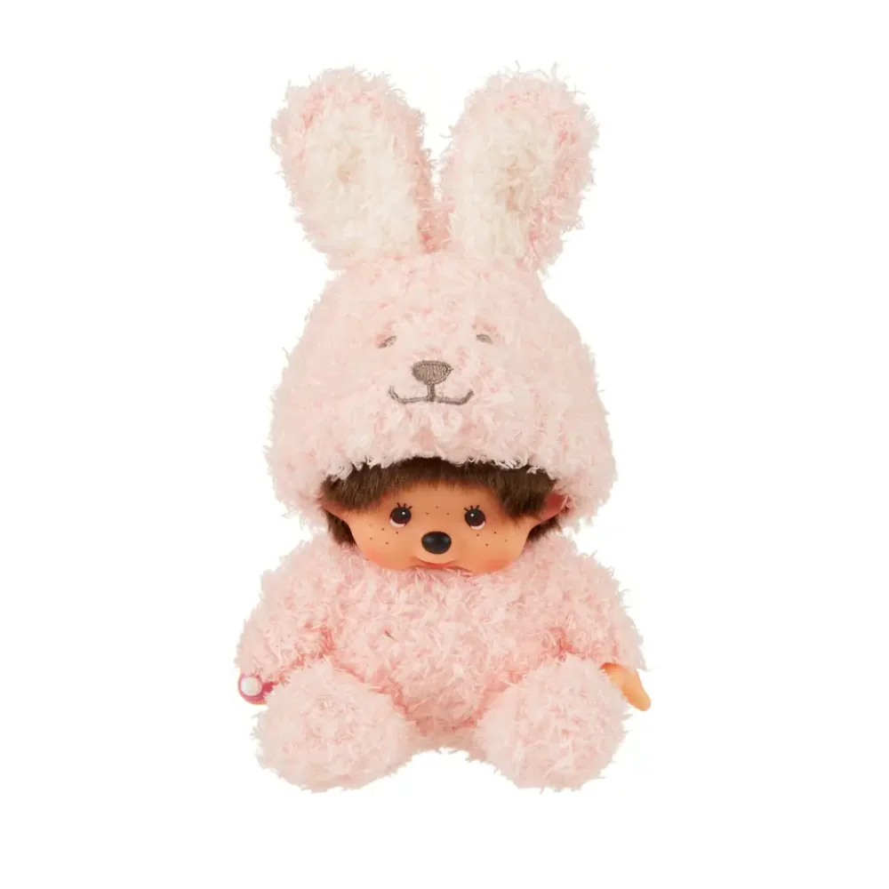 Monchhichi Sitting Fluffy Bunny By Sekiguchi