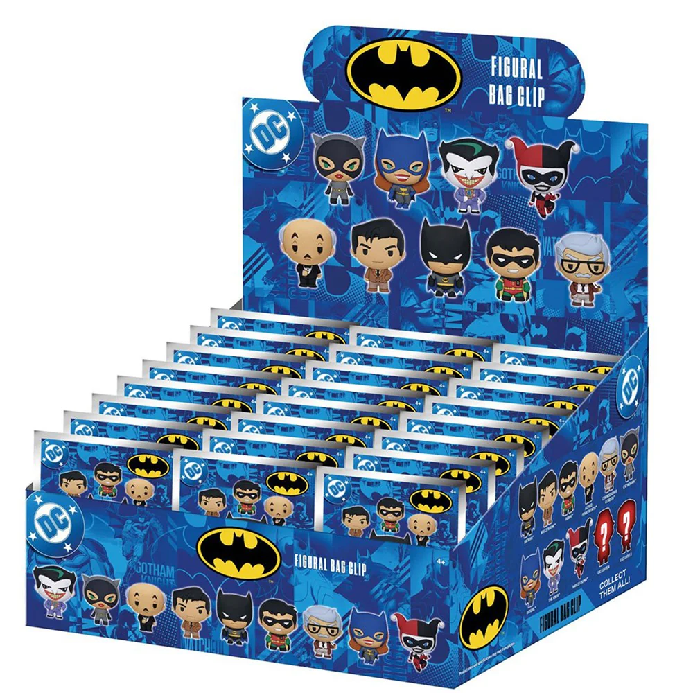 Monogram Batman Animated 3D Foam Bag Clip, Series 1