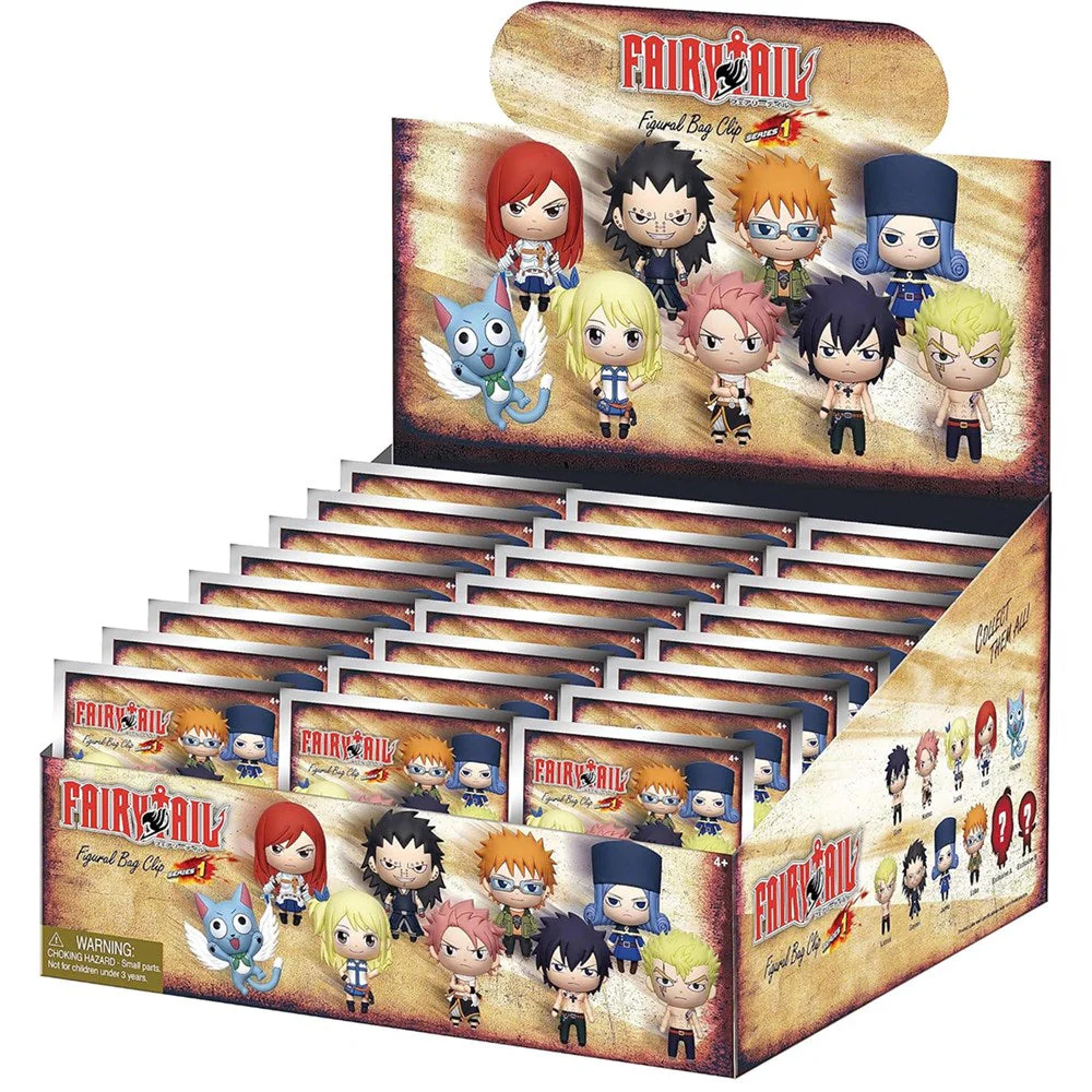 Monogram Fairy Tail 3D Foam Bag Clip Series 1