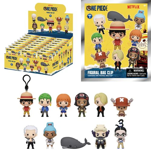Monogram One Piece Netflix 3D Foam Bag Clip Series 1 - Image 2