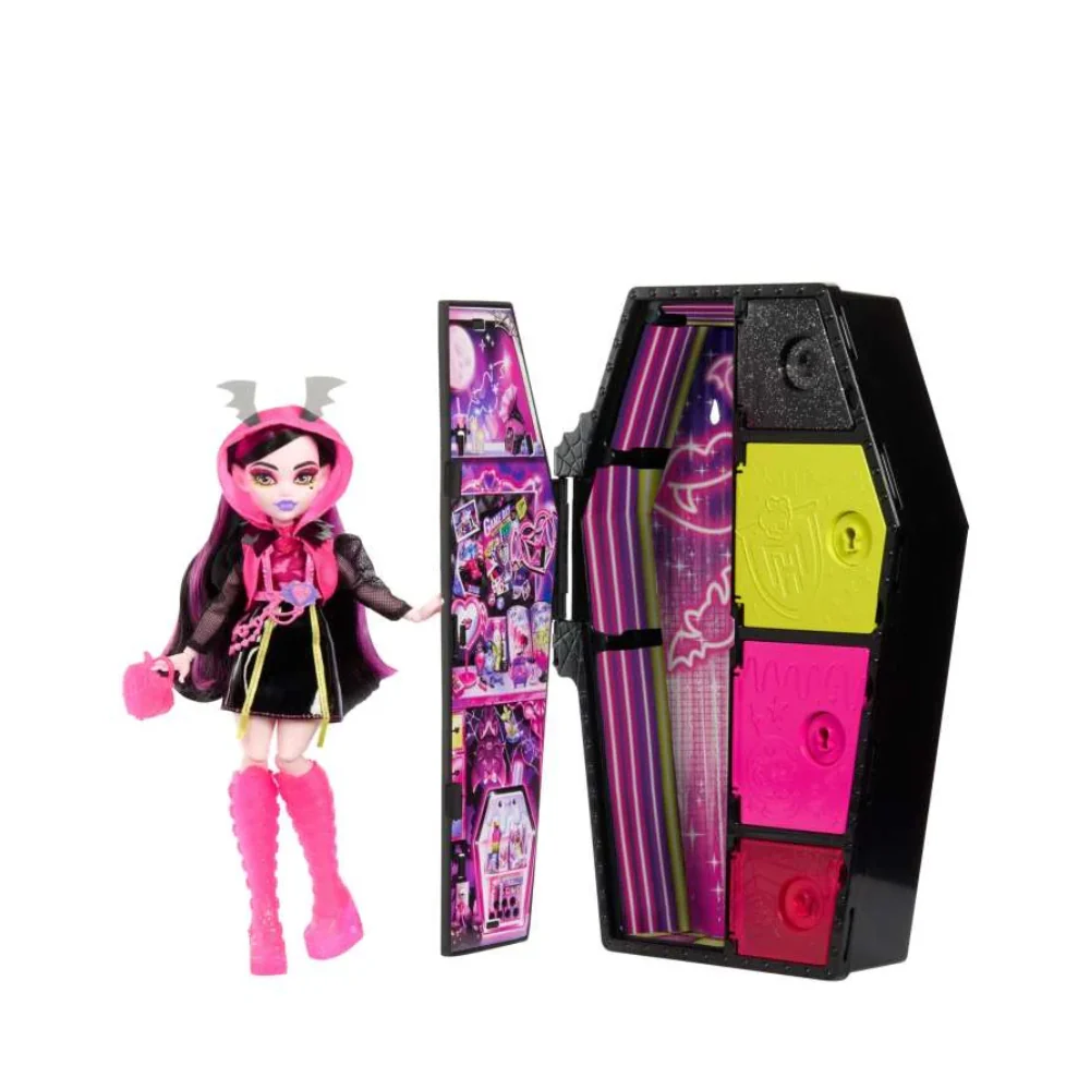 Monster High Skulltimates Secrets Neon Frights Series - Draculaura By Mattel