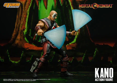 Mortal Kombat Kano - Mortal Kombat Action Figure (#Dcmk13) Action Figure By Storm Collectibles - Image 4